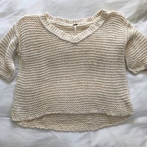 Free People crop sweater